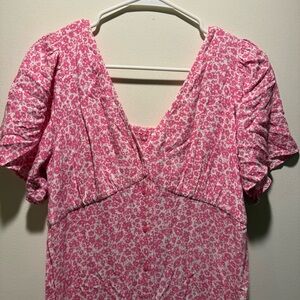 Old Navy Pink Floral Dress